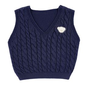 Colete Tricot Marinho Bebê Fofinho