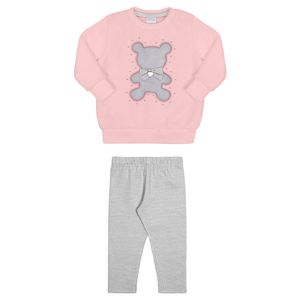 Conjunto Blusão e Calça de Menina Bebê Alakazoo