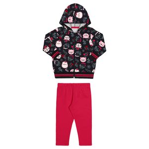 Conjunto Jaqueta e Calça de Menina Bebê Alakazoo