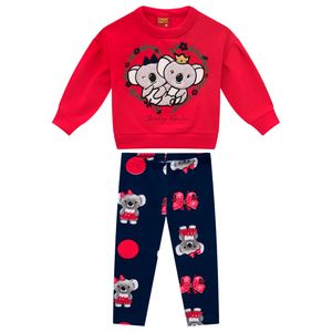 Conjunto Blusão e Legging de Menina Bebê Kyly