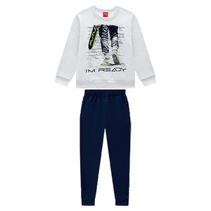 Conjunto Blusão e Calça de Menino Juvenil Kyly