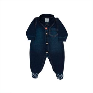 Macacão Jeans Unissex Bebê Katita