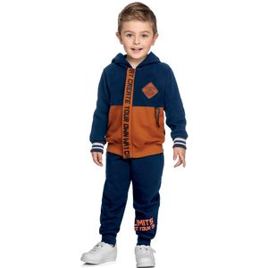 Conjunto Blusão e Calça de Menino Bebê Angerô