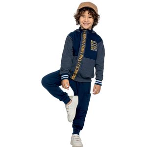 Conjunto Blusão e Calça de Menino Juvenil Angerô
