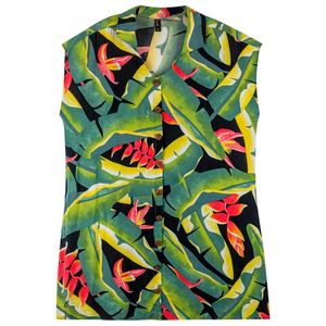 Vestido Folhagem Plus Size Maelle 15423