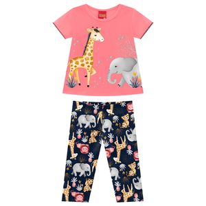 Conjunto Blusa e Calça de Menina Bebê Kyly 111752