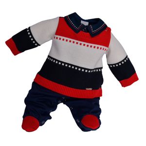 Macacão Masculino Tricot Theo Beth Bebê 9712