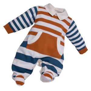 Macacão Tricot Tomas Jeans Beth Bebê 9725