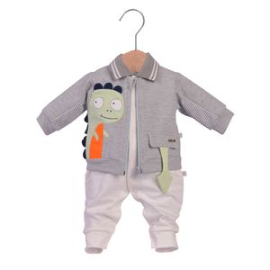 Casaco e Macacão Monstrinho Beth Bebe 9846