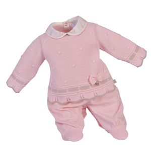 Macacão Tricot Mariah Beth Bebê 9895