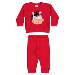 Conjunto Blusão e Calça Menina Bebê Elian 211411