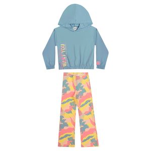 Conjunto Blusa e Legging Feminino Juvenil Elian 251629