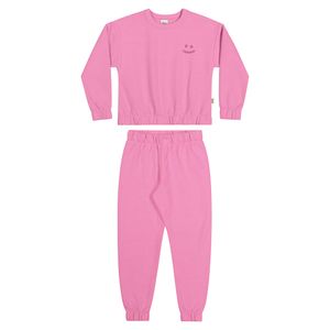 Conjunto Blusão e Calça Feminino Juvenil Elian 251692