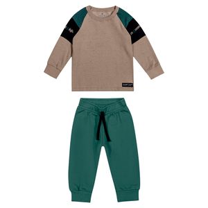 Conjunto Blusão e Calça Menino Bebê Coloritta 70004
