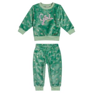 Conjunto Blusão e Calça Menina Bebê Coloritta 71012