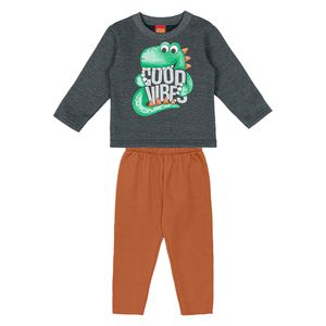 Conjunto Blusão e Calça Menino Bebê Kyly 208032