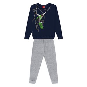 Conjunto Blusão e Calça Masculino Juvenil Kyly 208094