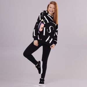 Conjunto Blusão e Legging Feminino Juvenil Lunender Hits 66279