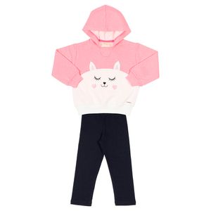 Conjunto Feminino Bebê Gatinha Vrasalon 355646