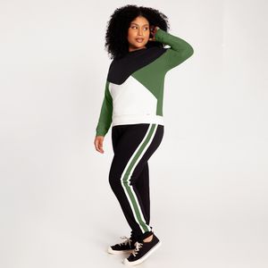 Conjunto Blusão e Calça Feminina Plus Size Lunender Mais Mulher 66491