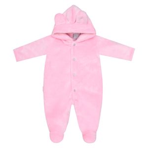 Macacão Menina Fleece Pelúcia Bebê Miniclo 30581