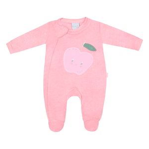 Macacão Menina Maça Bebê Miniclo 30585