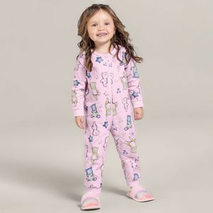 Pijama Macacão Feminino Primeiros Passos Brandili 54808