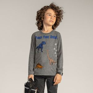 Camiseta Masculino Dinossauros Infantil Brandili 54881