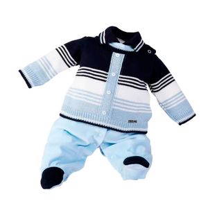 Macacão Tricot Vinícius Bebê Beth Bebê 2701