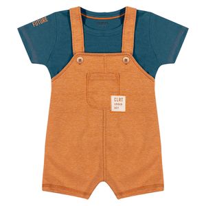 Jardineira Masculina Bebê Coloritta 70030