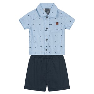 Conjunto Masculino Bebê Mundi 35678