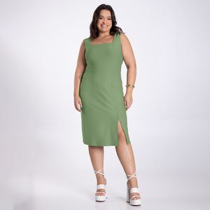 Vestido Feminino Adulto Lunender Mais Mulher 47164