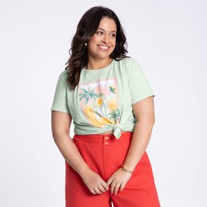 Blusa Feminina Adulto Lunender Mais Mulher 47340