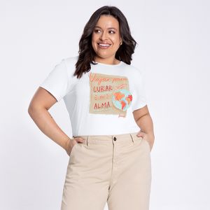 Blusa Feminina Adulto Lunender Mais Mulher 47341