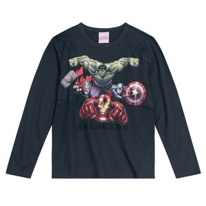Camiseta Masculina Vingadores Infantil Brandili 55533