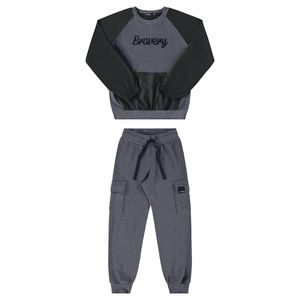 Conjunto Blusao e Calça Juvenil Ioluigi 95055