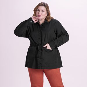 Parka Feminina Adulto Plus Maelle 183607