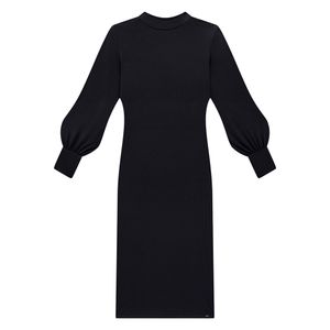 Vestido Midi em Malha Canelado Sevilha 67755