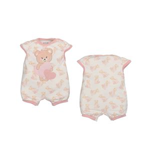 Macaquinho Feminino Bebê Ursa Coração Upi Uli 2074