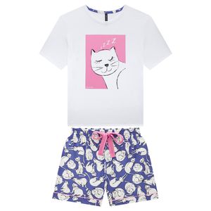 Pijama Feminino Adulto Lunender 35639