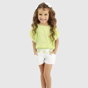 Conjunto Blusa e Shorts Feminino Juvenil Carol e Dani 1952