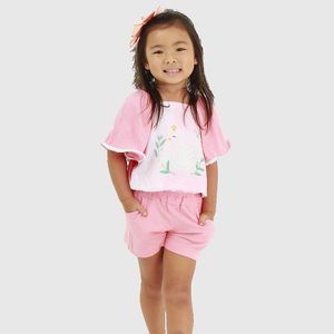 Conjunto Blusa e Shorts Feminino Juvenil Carol e Dani 1978