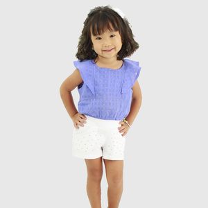 Conjunto Blusa e Shorts Feminino Juvenil Carol e Dani 1959