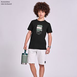 Conjunto Camiseta e Bermuda Masculina Juvenil Kamylus 60064