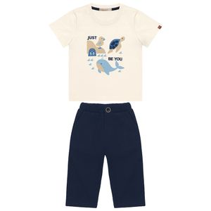 Conjunto Camiseta e Calça Masculino Primeiros Passos Trick Nick 102220