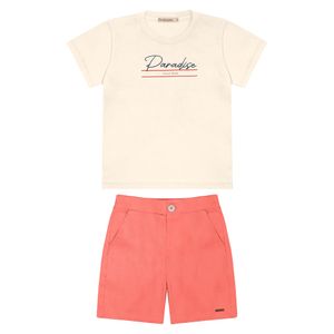 Conjunto Camiseta e Bermuda Masculino Juvenil Trick Nick 109818