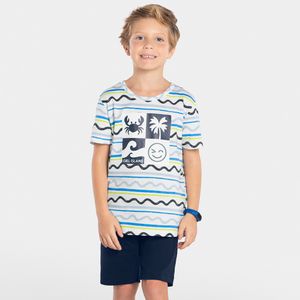 Conjunto Camiseta e Bermuda Masculino Infantil Rovi Kids 302434