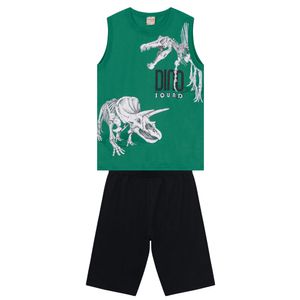 Conjunto Regata e Bermuda Masculina Juvenil Brandili 36449