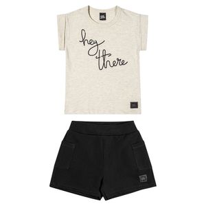 Conjunto Blusa e Shorts Feminino Juvenil Pink Soda 61692