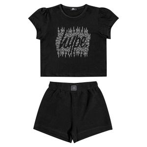 Conjunto Blusa e Shorts Feminino Juvenil Pink Soda 61707